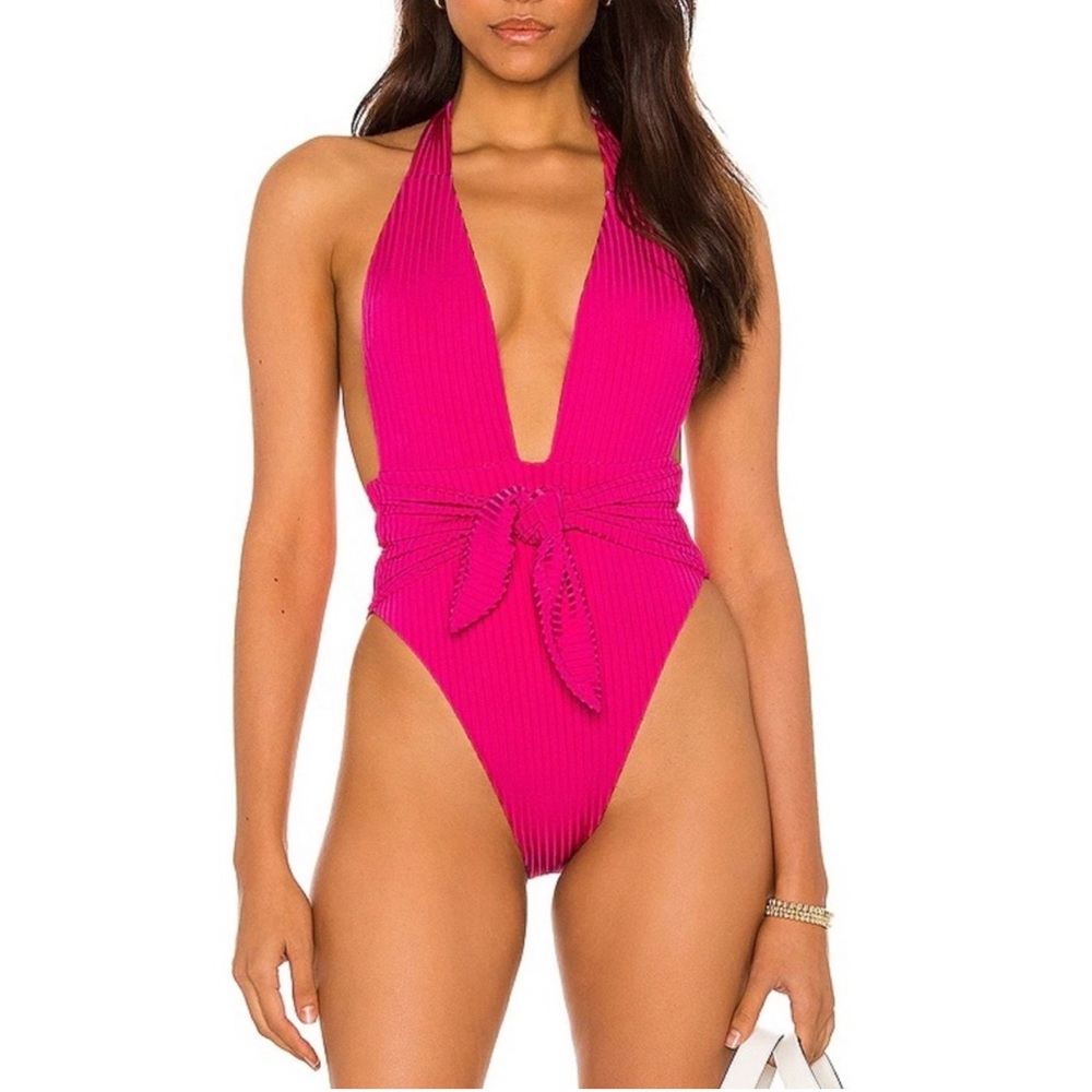 NWT MONTCE Hot Pink Tropez One-Piece, Medium